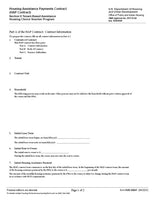 HUD-52641    HAP Contract, Parts A, B, C - HCV Booklet & Form