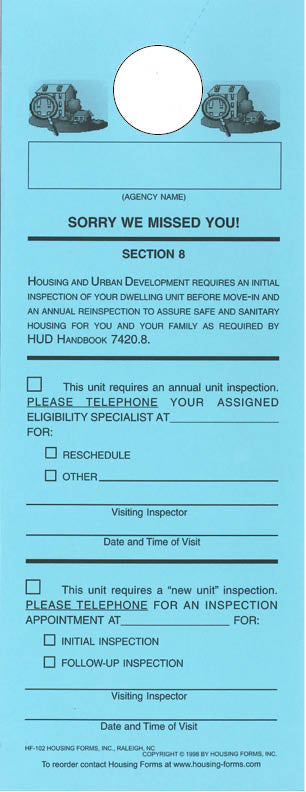 monsters inc scare report HF-102 S8 Unit Inspection Door Hanger (1-part) – Housing-Forms