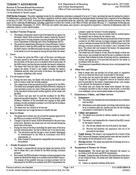 HUD Forms – Housing-Forms