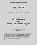 HF-170   HUD Fact Sheet - How Rent is Determined